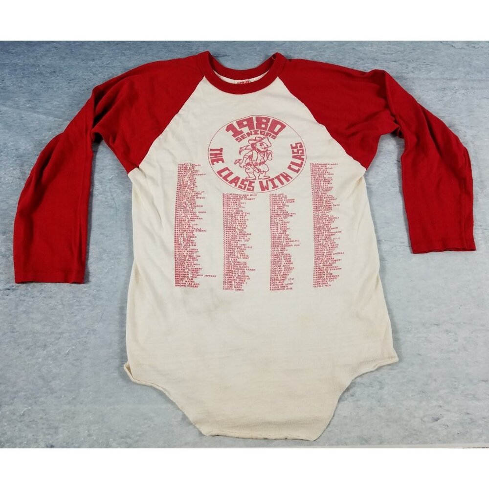 Cupertino High School California Medium T Shirt Class of 1980 Tino Fairgrove vtg